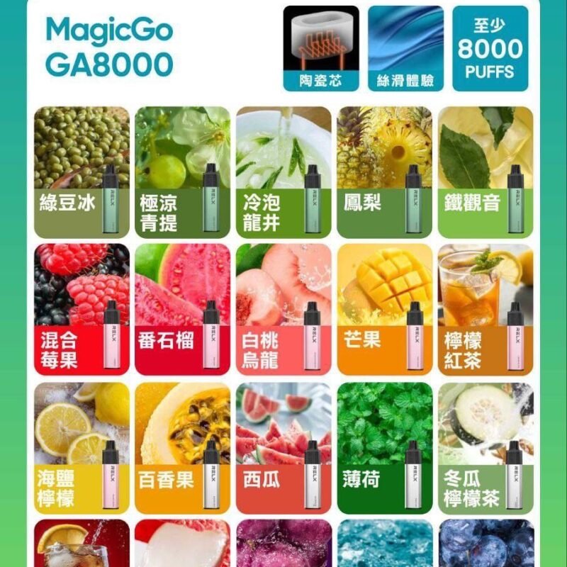RELX悅刻GA8000一次性-買五送一